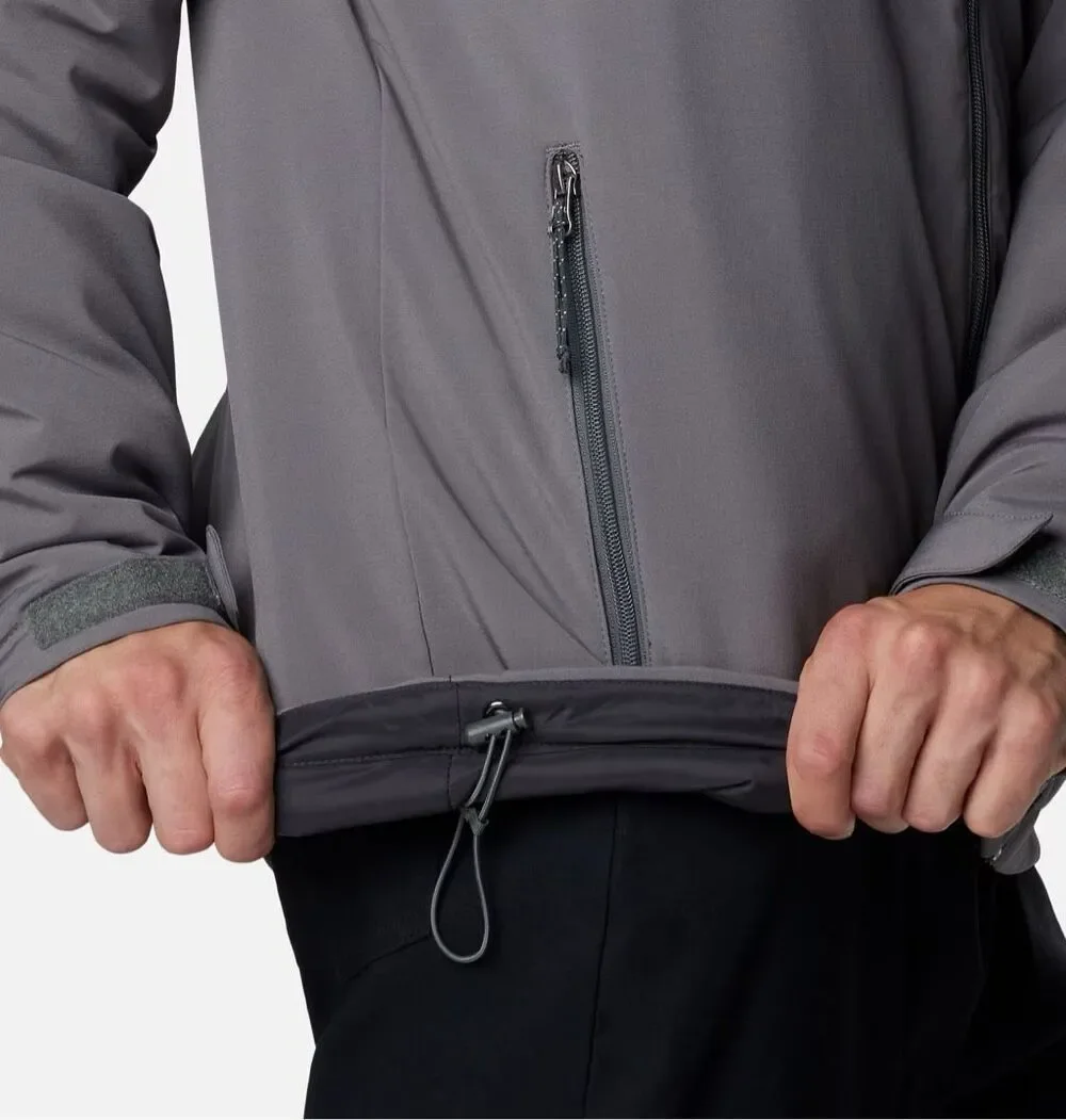 Columbia City Grey Outdoor Utility Gate Racer II Softshell Jacket NWT